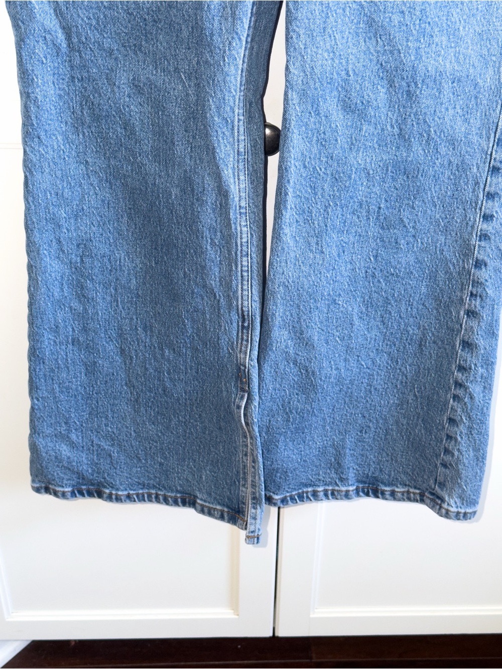 Abercrombie & Fitch Curve Love High Rise Vintage Flare Jeans Size 30/10 Wide Leg - Picture 6 of 13
